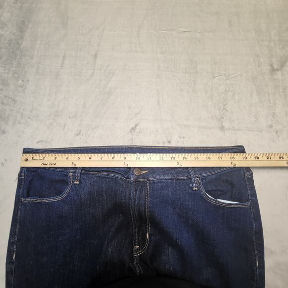 Old Navy Jeans Womens 18 Blue Wow Boot Cut Distressed Denim Stretch - Picture 8 of 10